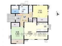 コンパクトな暮らしにちょうど良い2ＬＤＫ