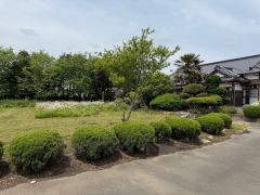地目畑部分。綺麗なお庭です。