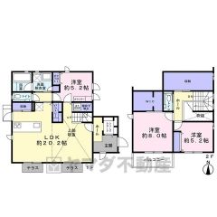 収納たっぷり、こだわりの詰まった3ＳＬＤＫ